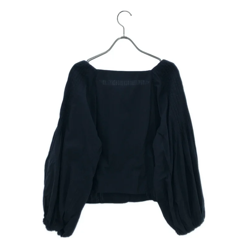 ne Quittez pas / ヌキテパ | Poplin Tuck Sleeve Top ピンタック シャツ |