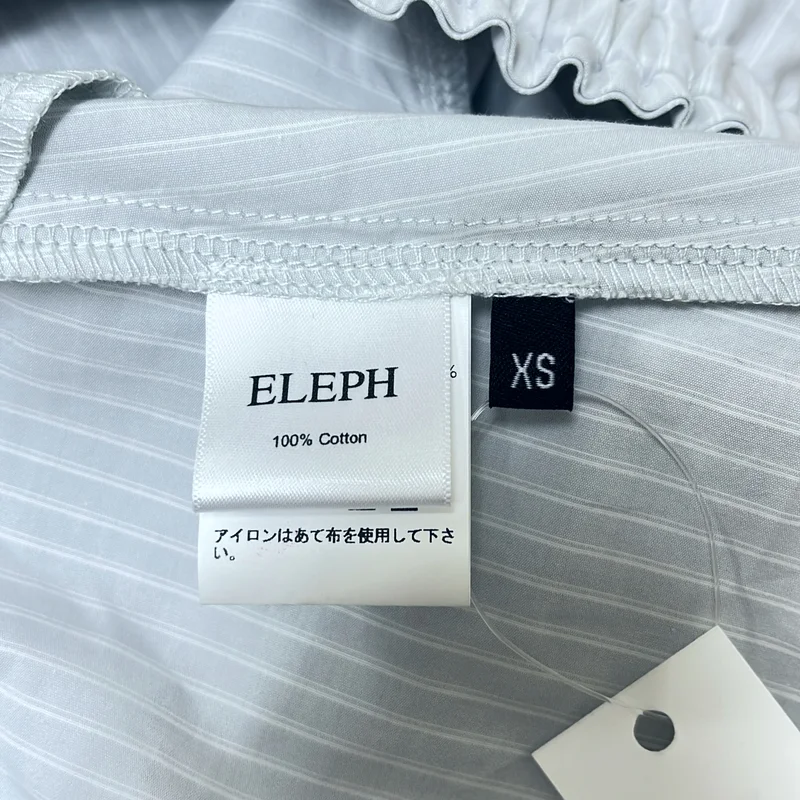 ELEPH / エレフ | ストライプ スカラップ スカート | XS | レディース