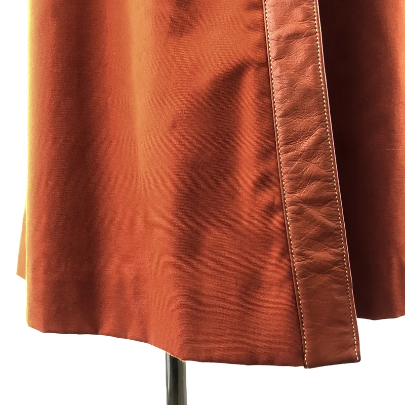VINTAGE / ヴィンテージ古着 | 1980s | I.magnin / レザー切替 オーバーシルエット コート |