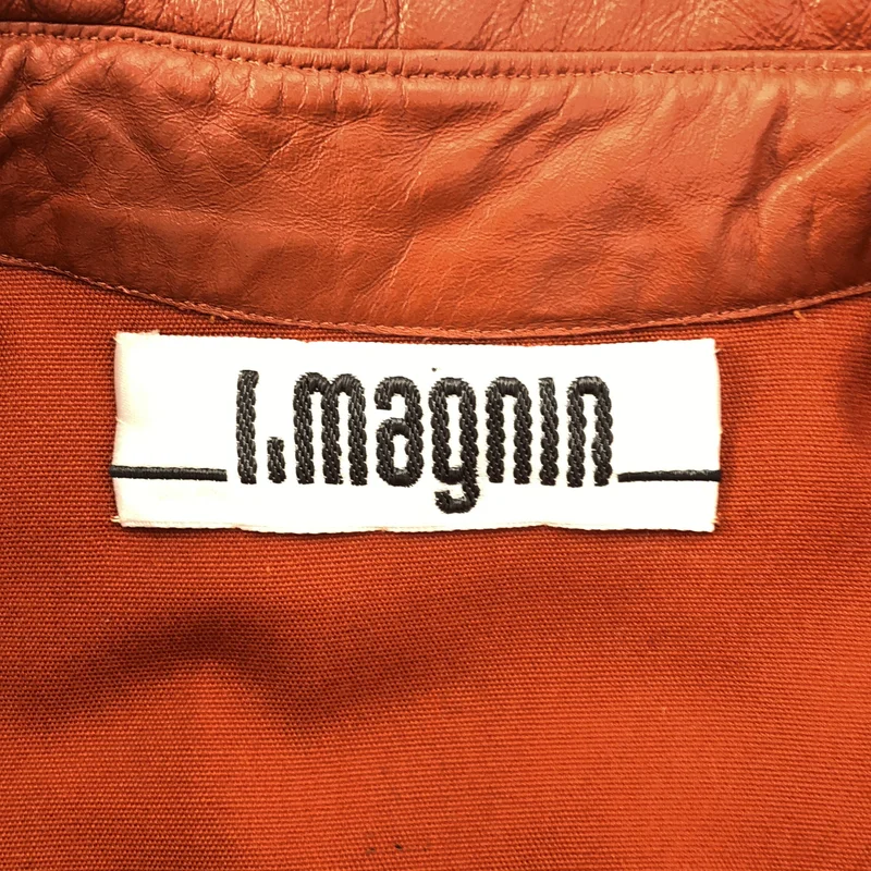 VINTAGE / ヴィンテージ古着 | 1980s | I.magnin / レザー切替 オーバーシルエット コート |