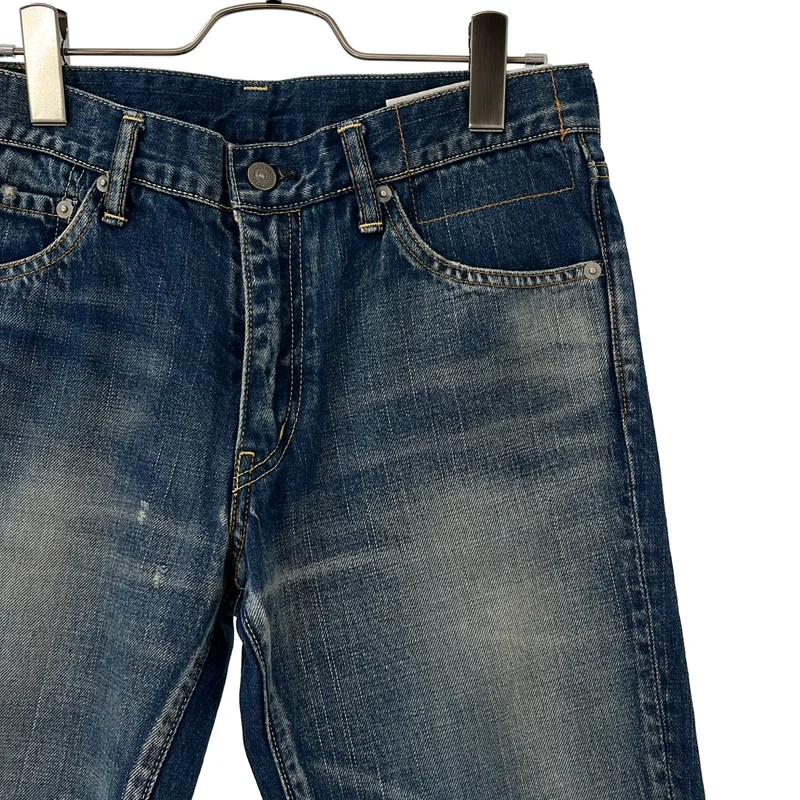 visvim / ビズビム | social sculpture denim 04D5 ダメージ加工 デニムパンツ | W32 L30 | メンズ