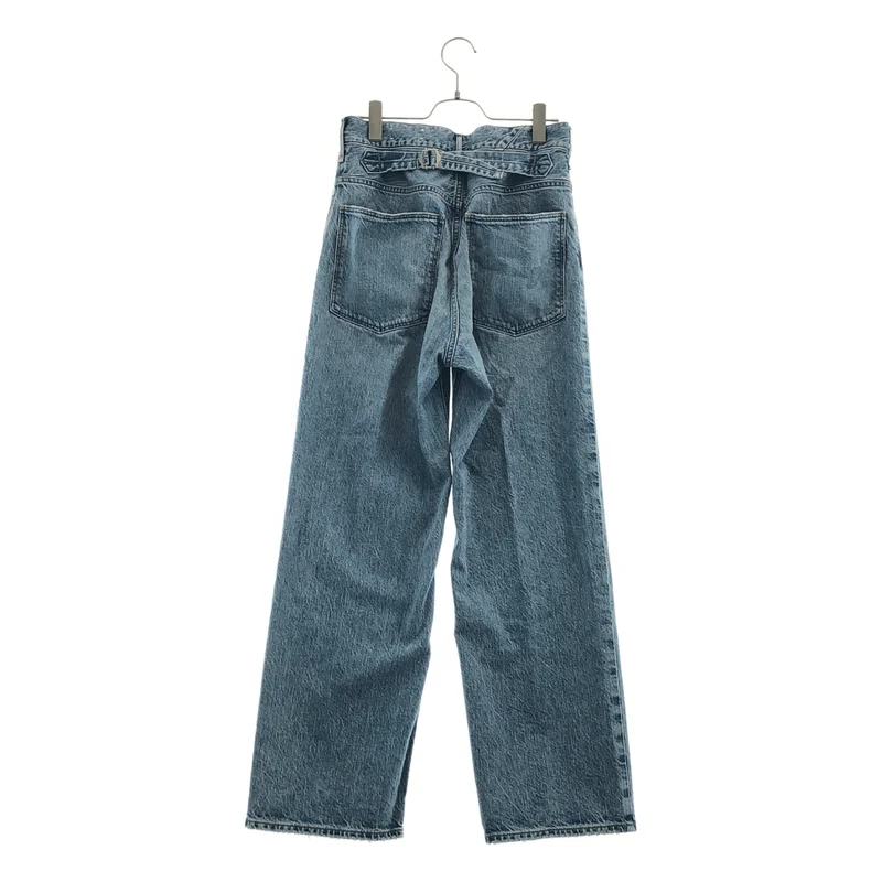 upper hights / アッパーハイツ | THE OLIVIA ヴィンテージ加工 ワイドデニムパンツ | 23 | レディース