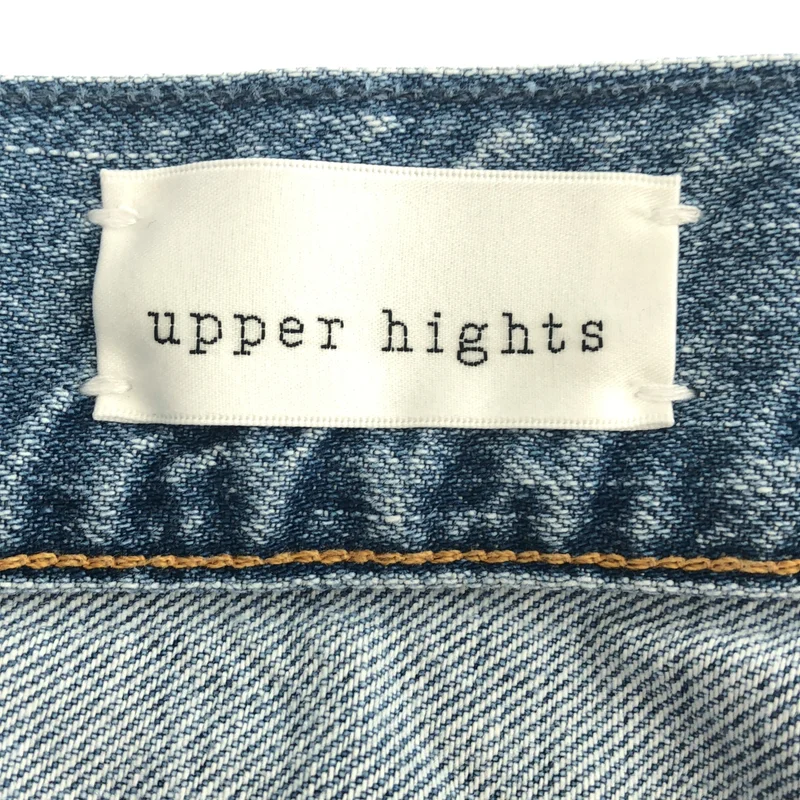 upper hights / アッパーハイツ | THE OLIVIA ヴィンテージ加工 ワイドデニムパンツ | 23 | レディース
