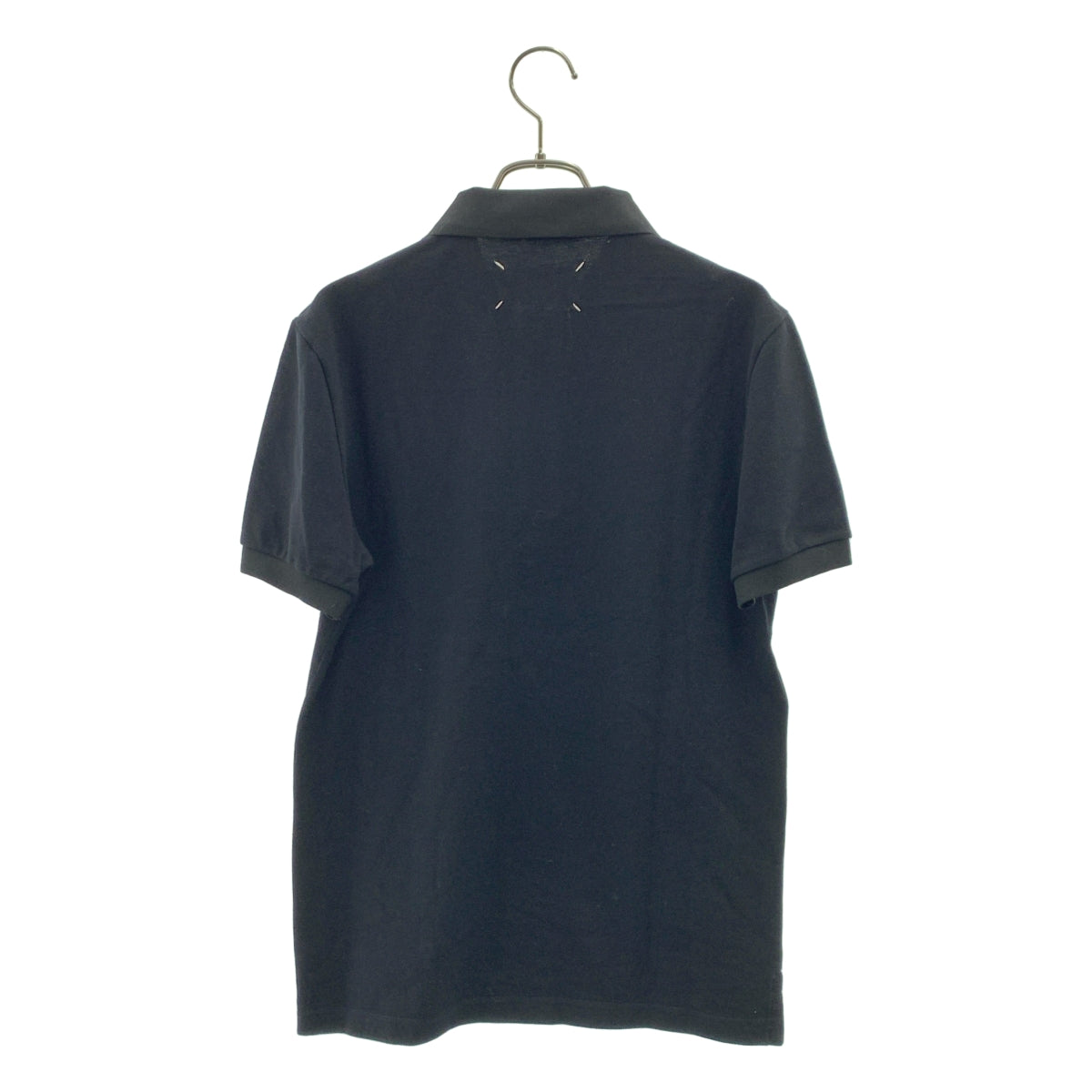 Maison Margiela / メゾンマルジェラ | 2021AW | Mロゴ エンブロイダード ポロシャツ | S | ブラック | レディース Maison Margiela / メゾンマルジェラ | 2021AW | Mロゴ エンブロイダー