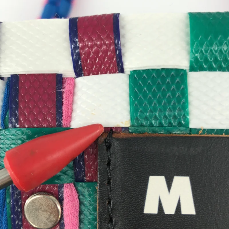 MARNI / マルニ | ロゴ ジャージーハンドル バケットバッグ |