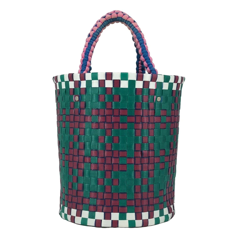 MARNI / マルニ | ロゴ ジャージーハンドル バケットバッグ |