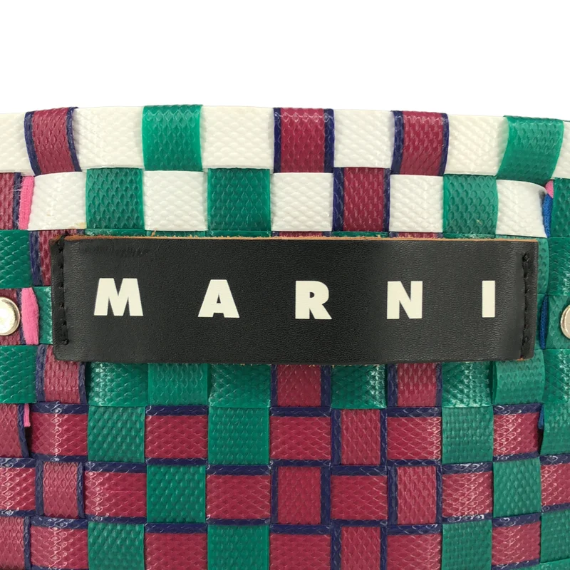 MARNI / マルニ | ロゴ ジャージーハンドル バケットバッグ |