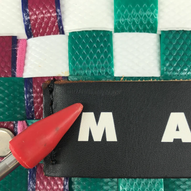 MARNI / マルニ | ロゴ ジャージーハンドル バケットバッグ |