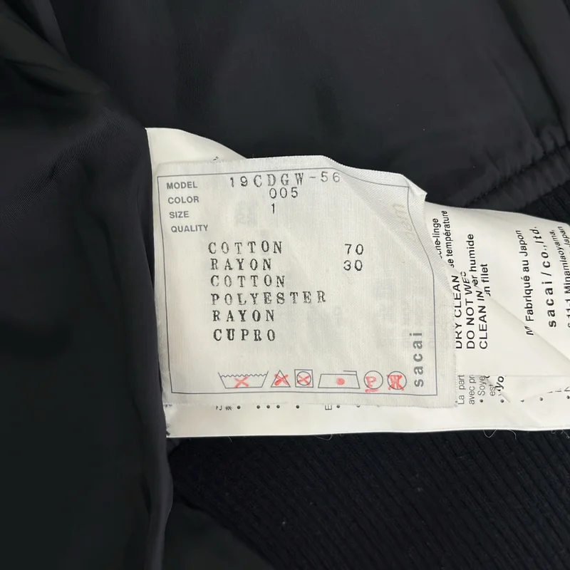 sacai / サカイ | 2019SS | × Dr. Woo スーベニア ジャケット | 1 | メンズ