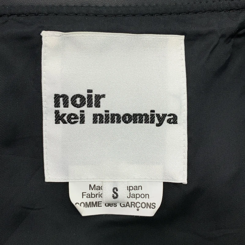 noir kei ninomiya / ノワールケイニノミヤ | 2023AW | フェイクレザー オーバーサイズ ダブルライダース ジャケット | S | レディース