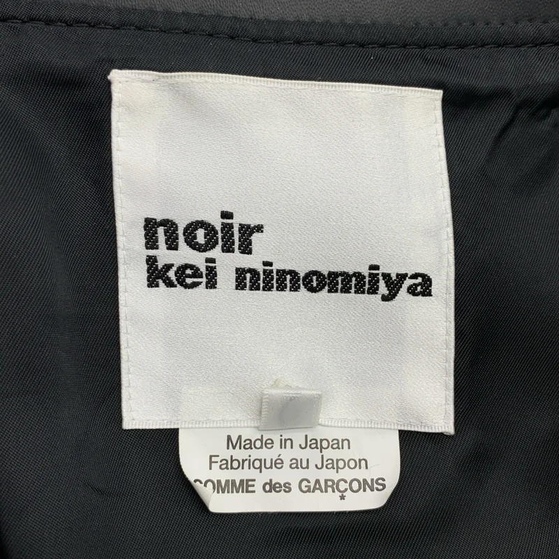 noir kei ninomiya / ノワールケイニノミヤ | 2023AW | フェイクレザー オーバーサイズ ダブルライダース ジャケット | S | レディース