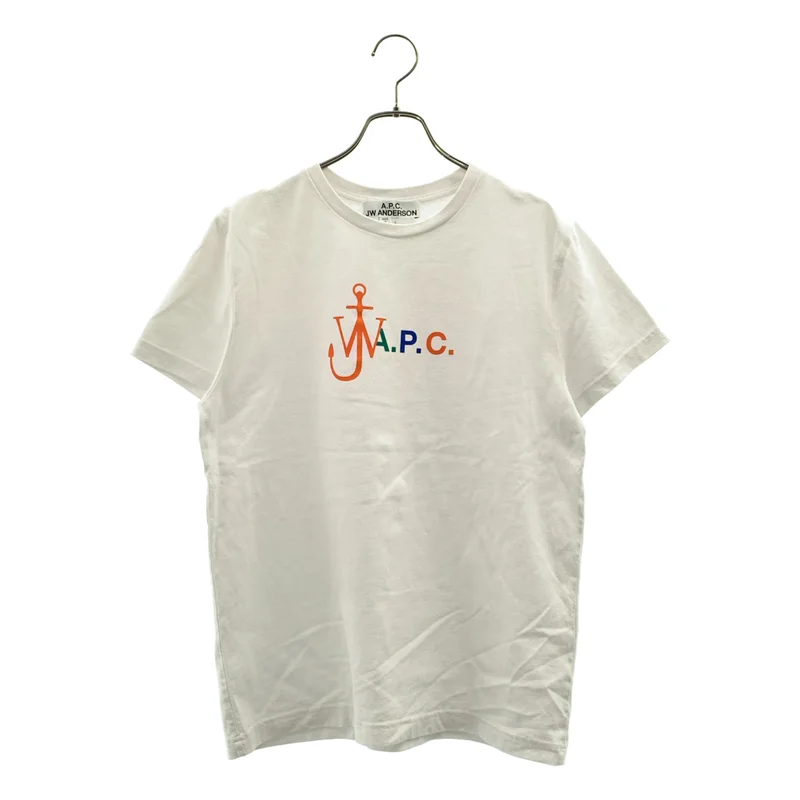 JW Anderson / ジェイダブルアンダーソン | × A.P.C. / アーペーセー ロゴ プリント Tシャツ カットソー | S | メンズ