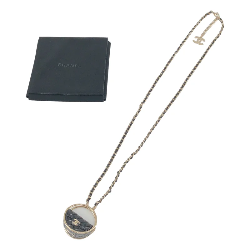 CHANEL / シャネル | ココマーク マトラッセ ネックレス ミラー付き |