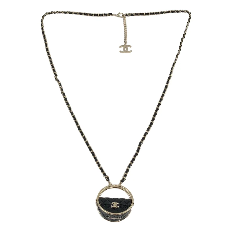CHANEL / シャネル | ココマーク マトラッセ ネックレス ミラー付き |