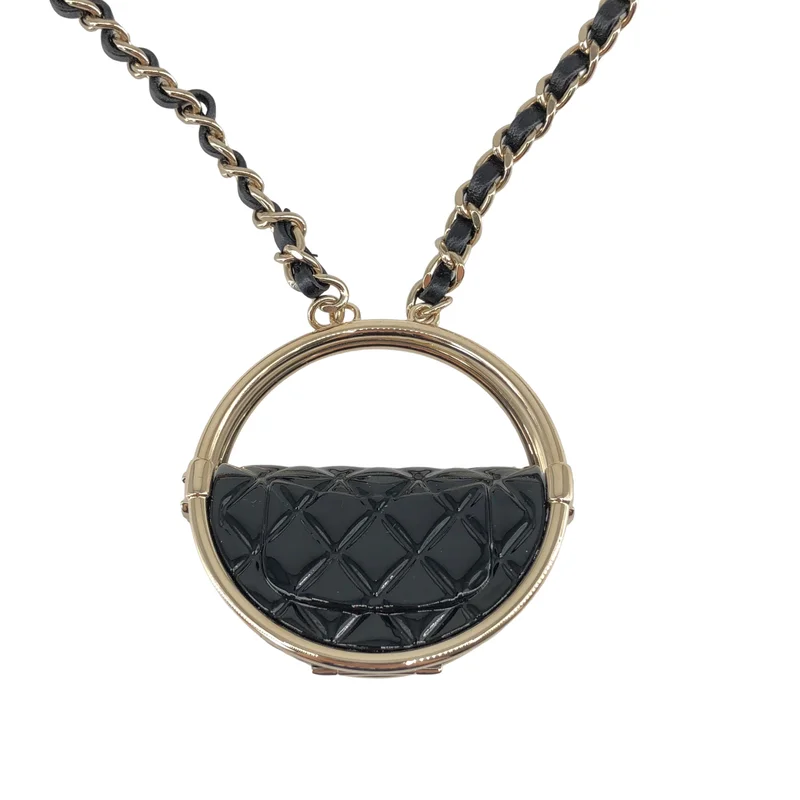 CHANEL / シャネル | ココマーク マトラッセ ネックレス ミラー付き |