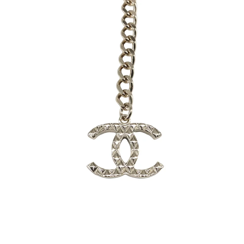 CHANEL / シャネル | ココマーク マトラッセ ネックレス ミラー付き |
