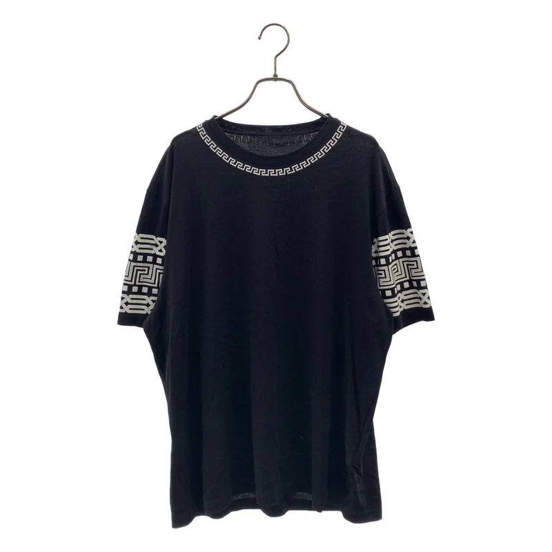 VERSACE / ヴェルサーチ | グレカ プリント Tシャツ | L | メンズ
