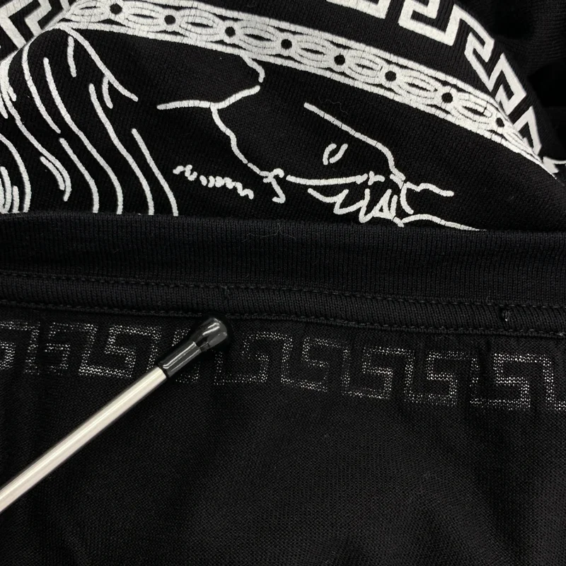 VERSACE / ヴェルサーチ | グレカ プリント Tシャツ | L | メンズ