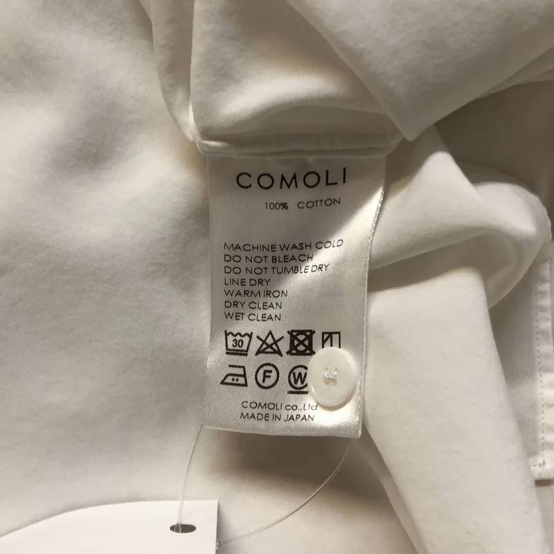 COMOLI / コモリ | コットン バンドカラーシャツ | 0 | メンズ