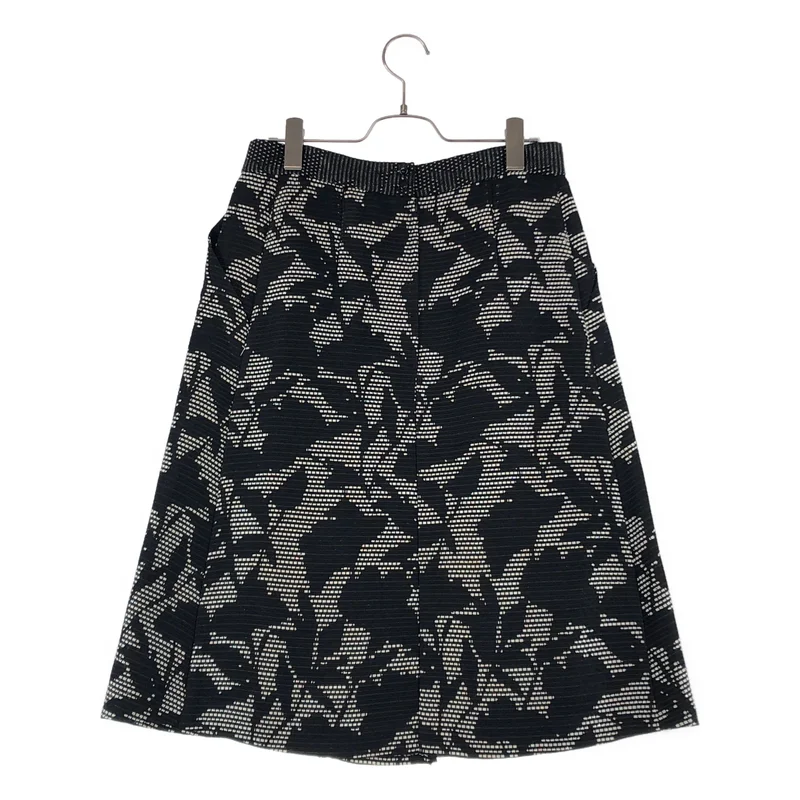 SUPPORT SURFACE / サポートサーフェス | 総柄 バックジップ スカート / 裏地付き | 1 | レディース