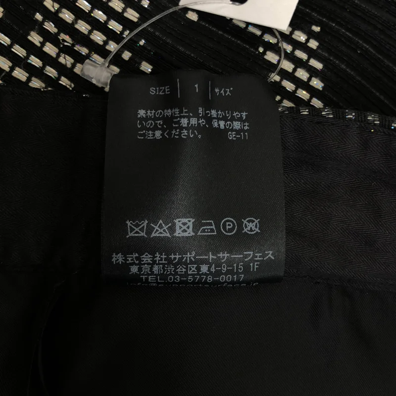 SUPPORT SURFACE / サポートサーフェス | 総柄 バックジップ スカート / 裏地付き | 1 | レディース