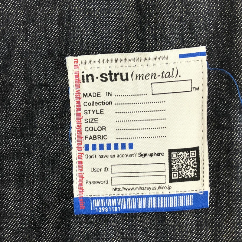 MIHARA YASUHIRO / ミハラヤスヒロ | in・stru(men-tal) / DENIM BAGGY PANTS デニム パンツ | 46 | メンズ