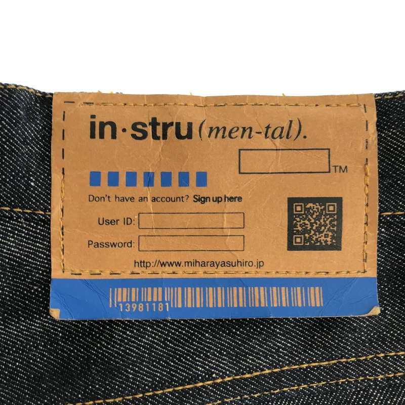 MIHARA YASUHIRO / ミハラヤスヒロ | in・stru(men-tal) / DENIM BAGGY PANTS デニム パンツ | 46 | メンズ