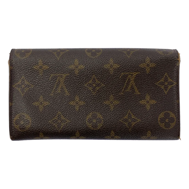 Louis Vuitton / ルイヴィトン | レザー モノグラム フラップ ロングウォレット 長財布 / ユニセックス |