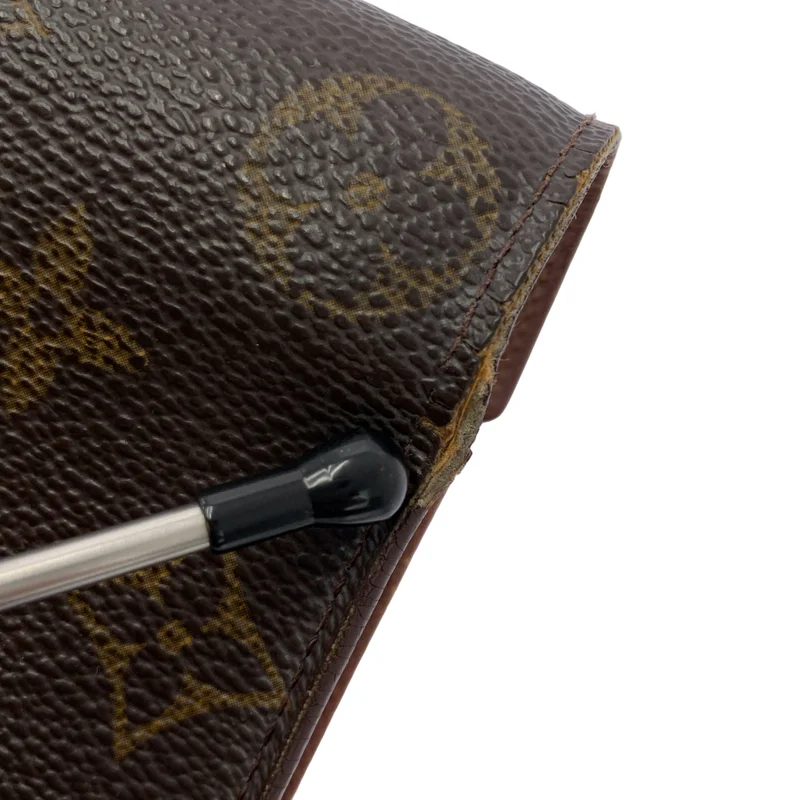 Louis Vuitton / ルイヴィトン | レザー モノグラム フラップ ロングウォレット 長財布 / ユニセックス |