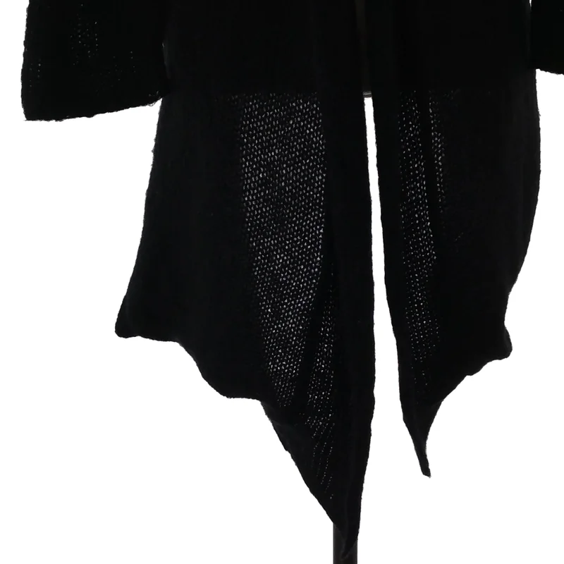 YOHJI YAMAMOTO +NOIR / ヨウジヤマモトプリュスノアール | アルパカ混 変形 カーディガン FD-K34-659 | 2 | レディース