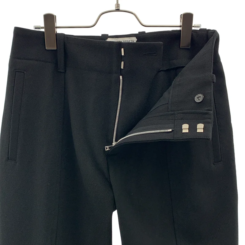BOTTEGA VENETA / ボッテガヴェネタ | 裾ジップ ストレッチ パンツ | 40 | レディース