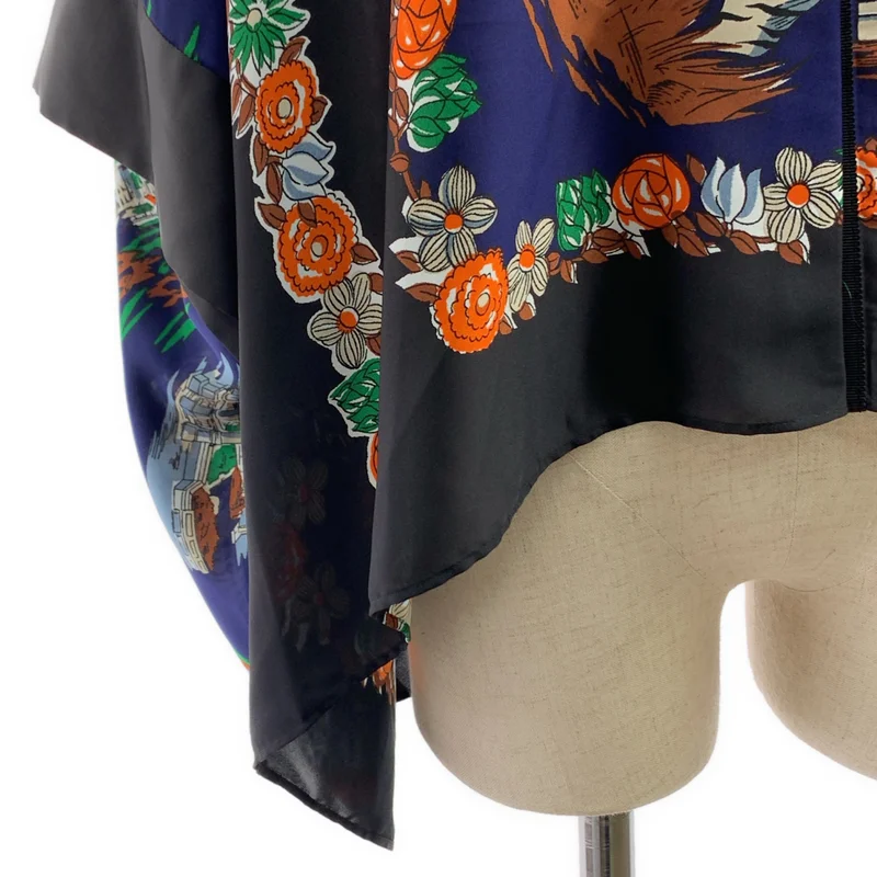 sacai / サカイ | Archive Print Mix Shirt 総柄 切替 ブラウス | 2 | レディース
