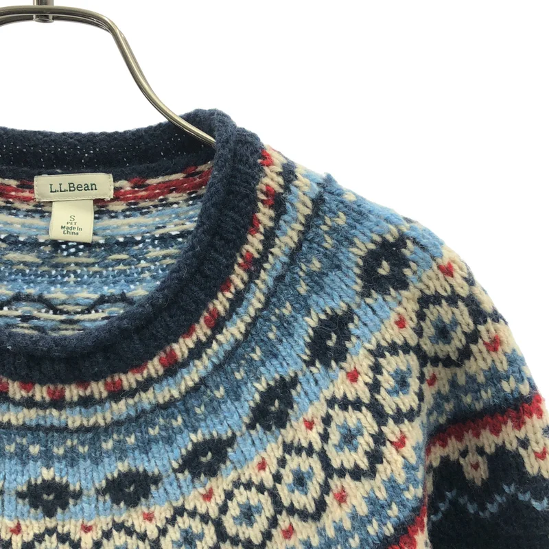 L.L.BEAN / エルエルビーン | ウール ノルディック ニット セーター | S | レディース