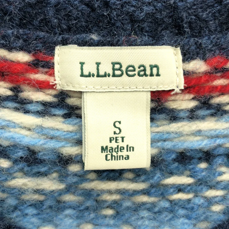 L.L.BEAN / エルエルビーン | ウール ノルディック ニット セーター | S | レディース