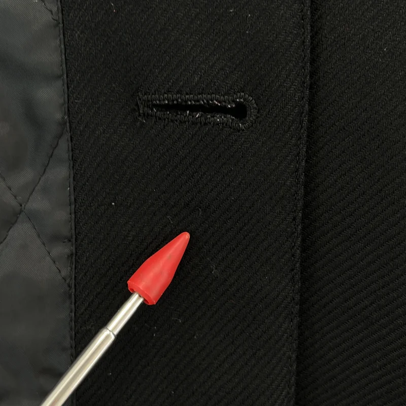 White Mountaineering / ホワイトマウンテニアリング | Wool Twill Primitive Pattern Jacquard Contrast Coat コート | 1 | メンズ