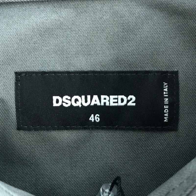 DSQUARED2 / ディースクエアード | 2025AW | Utility Cotton Shirt / コットン ロゴ刺しゅう ユーティリティシャツ | 46 | メンズ
