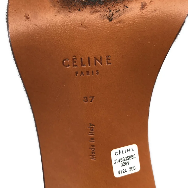 CELINE / セリーヌ | フィービー期 / BAMBAM バンバン メタルヒール サンダル | 37 | レディース