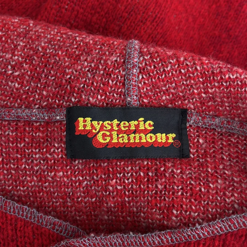 HYSTERIC GLAMOUR / ヒステリックグラマー | ウール フーデッド ニット