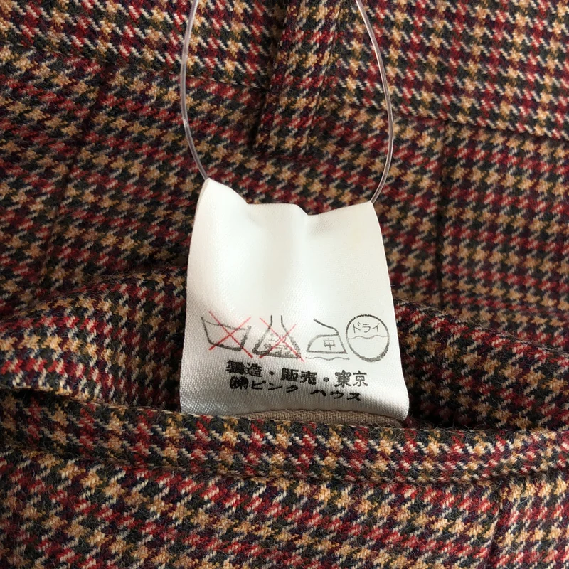 karl helmut / カールヘルム | ウール チェック 2タック ワイドスラックス | L | メンズ