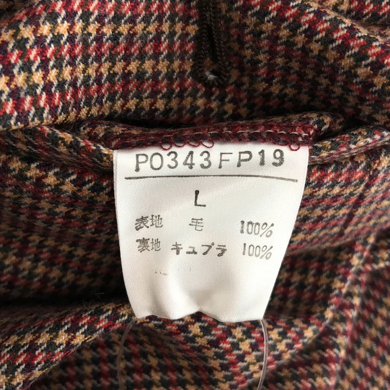 karl helmut / カールヘルム | ウール チェック 2タック ワイドスラックス | L | メンズ
