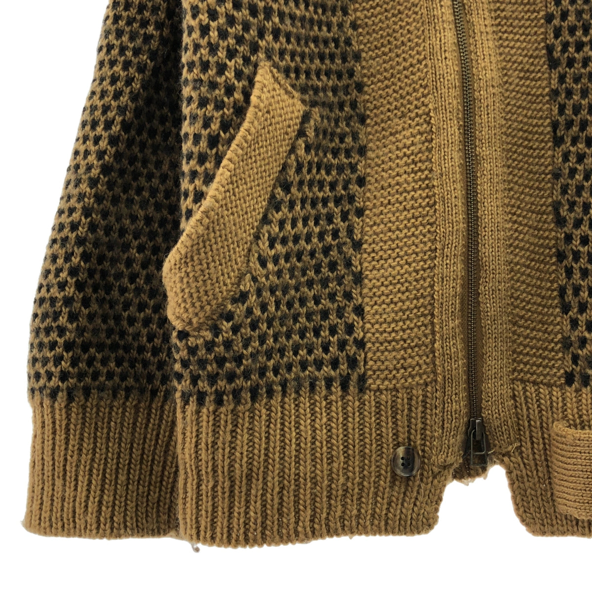 ISSEY MIYAKE / イッセイミヤケ | 2010AW | ウール ジップアップ
