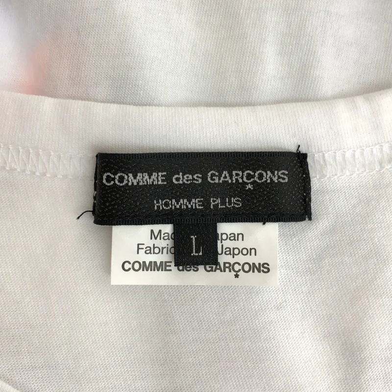 COMME des GARCONS HOMME PLUS / コムデギャルソンオムプリュス | 2021SS | プリント 変形 Tシャツ_半袖 | L | メンズ