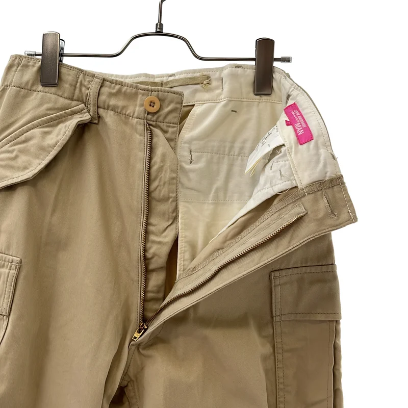 JUNYAWATANABE COMMEdesGARCONS MAN / ジュンヤワタナベマン | 2004SS | pink / コットン サイドアジャスター ワークパンツ | M | レディース
