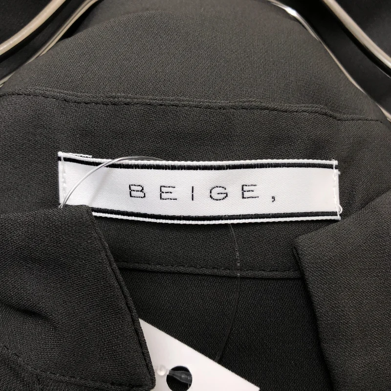 BEIGE， / ベイジ | silk 100％ / シルク スタンドカラー シャツ ブラウス | 4 | レディース