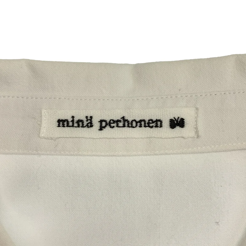 mina perhonen / ミナペルホネン | laboratory ラウンドカラー シャツ | 40 | レディース
