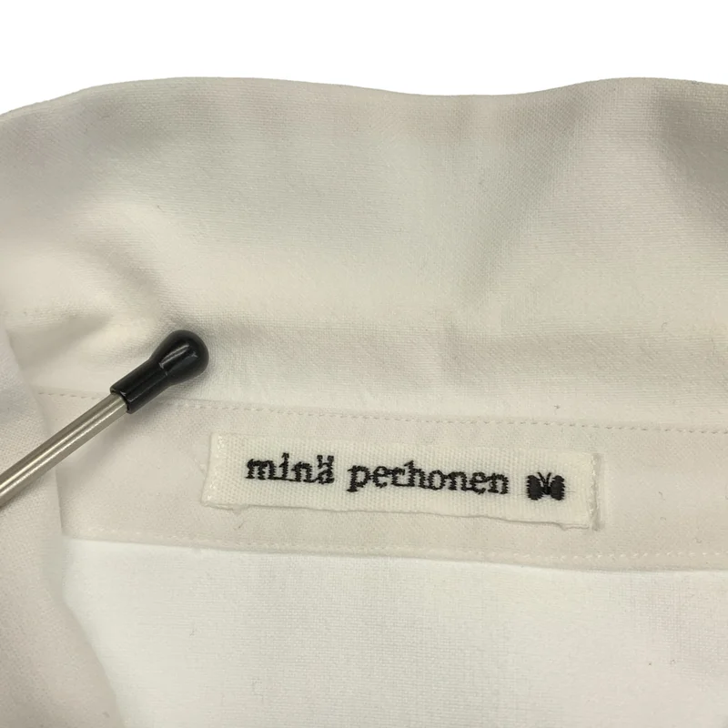 mina perhonen / ミナペルホネン | laboratory ラウンドカラー シャツ | 40 | レディース