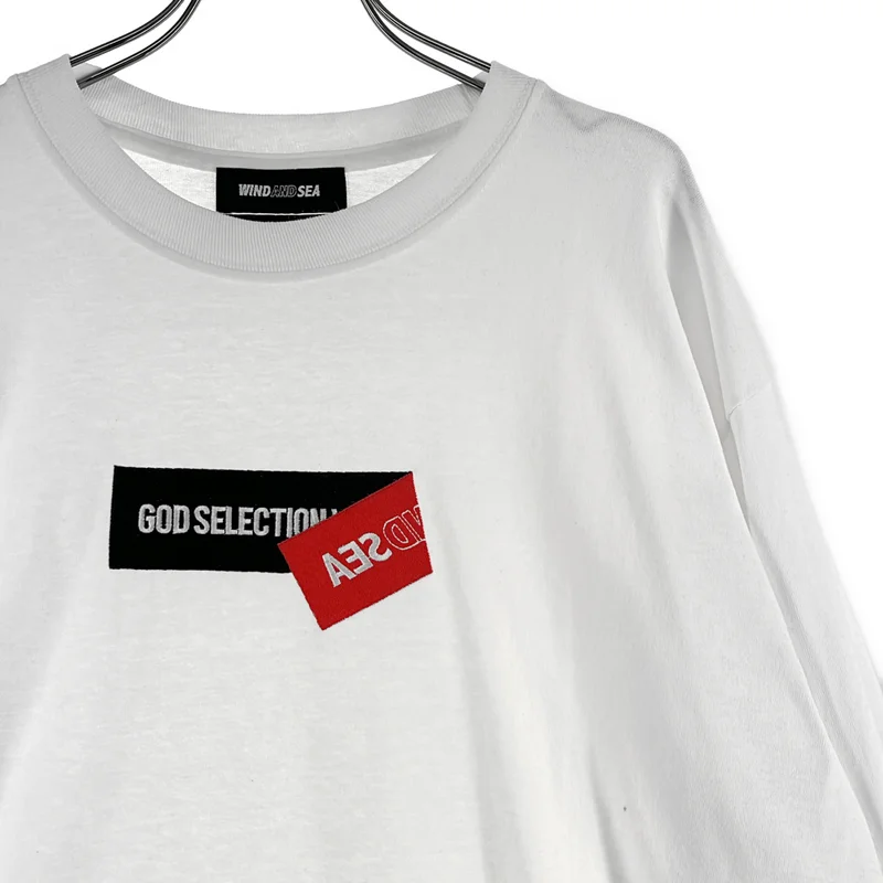 WIND AND SEA / ウィンダンシ― | × GOD SELECTION XXX / ロゴ ロングスリーブ Tシャツ | L | メンズ