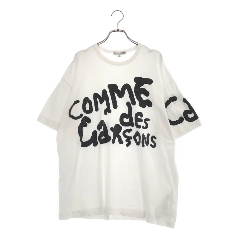 COMME des GARCONS / コムデギャルソン | 2023SS | コットン ロゴ プリント Tシャツ カットソー | S | レディース