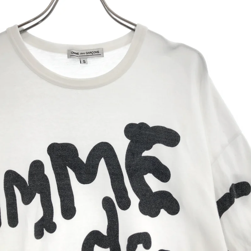 COMME des GARCONS / コムデギャルソン | 2023SS | コットン ロゴ プリント Tシャツ カットソー | S | レディース