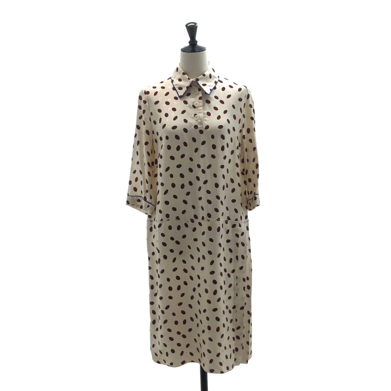MARNI / マルニ | ドット パジャマシャツ プルオーバーワンピース | 36 | レディース